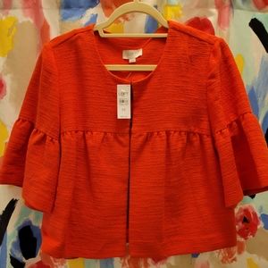 LOFT Orange Light Jacket